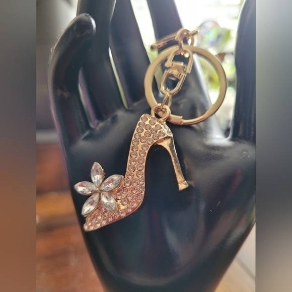 Bag Charm if heel with flower - Picture 3 of 4